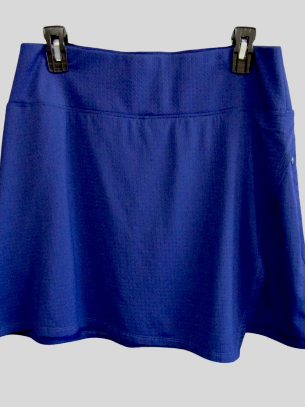 Ibkul Faux Wrap Skort Dark Blue Size M Pockets Golf Tennis Pickleball Pockets